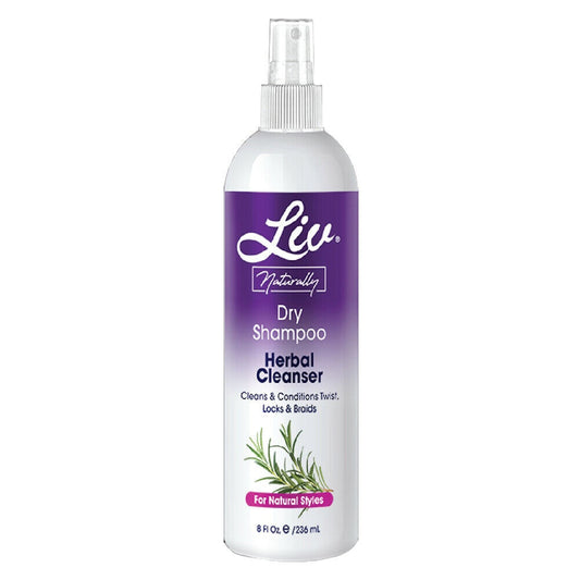 Liv Naturally Herbal  Cleanser Dry Shampoo - 8oz