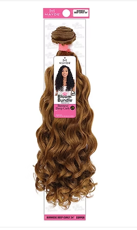 Mayde Bloom Bundle Burmese Deep Curly 24"