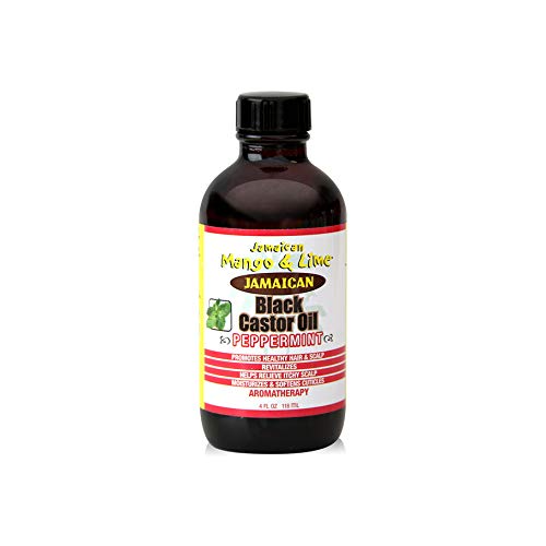 JAMAICAN MANGO AND LIME BLACK CASTOR OIL PEPPERMINT