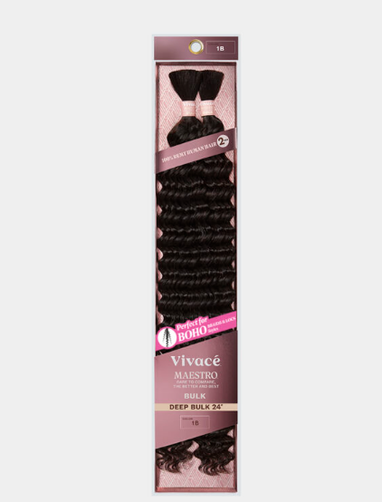 Vivace by Kiss Maestro Deep Bulk 18 " 100% Remy Human Hair