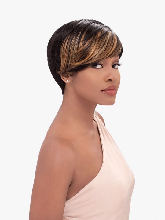 Sensationnel Fab Fringe Human Hair Bump Wig