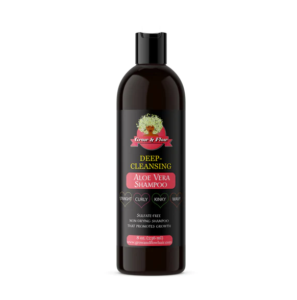 Grow & Flow Deep-Cleansing Aloe Vera Shampoo