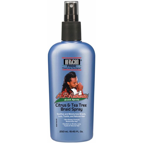 AFRICAN PRIDE AP AUTHENTIC MEN BRAID SPRAY 8.45 oz.