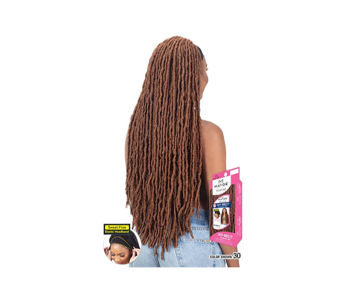 Mayde Full Cap Easy Breezy Headband Wig - Soft Faux Loc