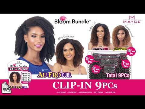 Mayde Beauty Clip In Weave 9 pcs - Juicy Curl