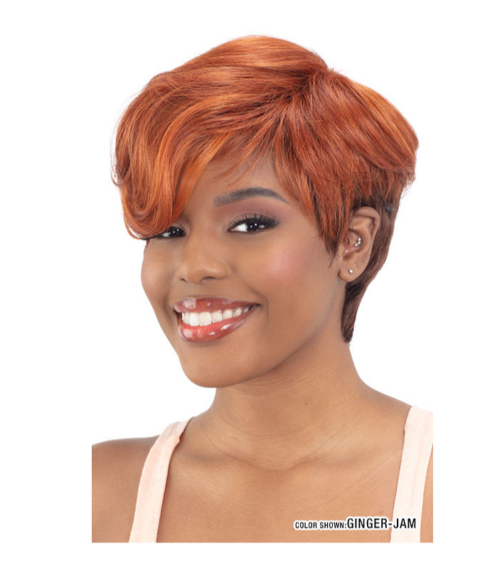 Mayde Beauty Mocha Human Hair Blend Wig - Marble