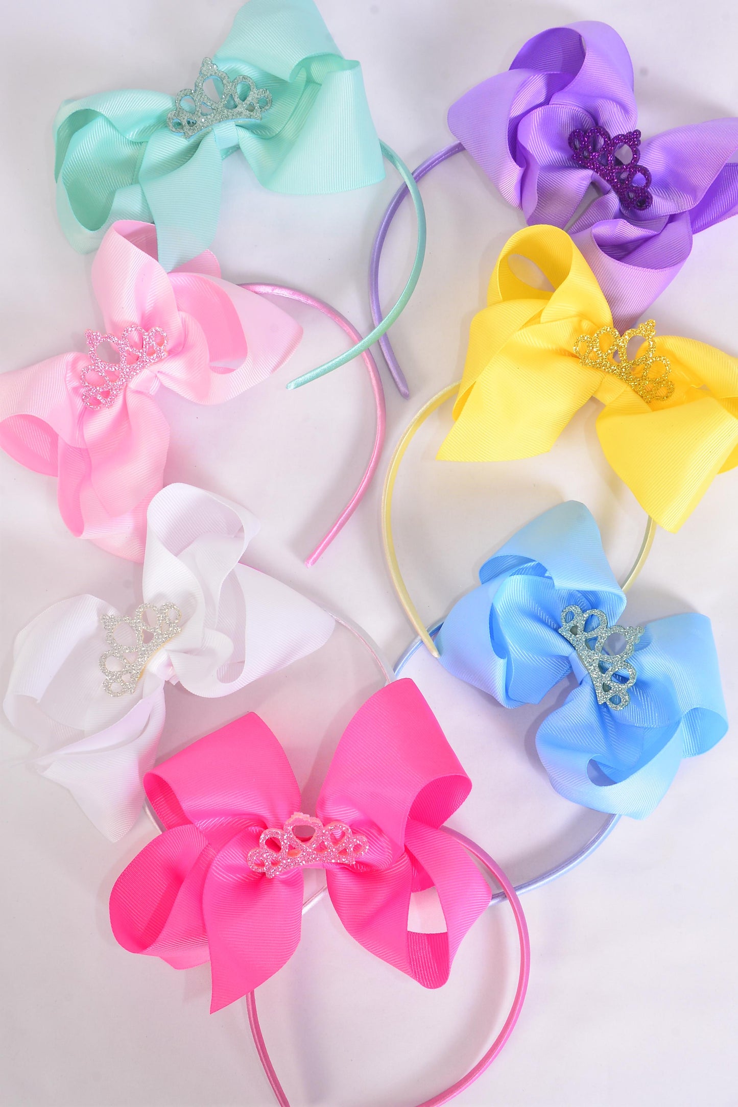 Grosgrain Bowtie Tiara Headband