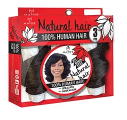 Mayde Natural Hair Spiral 3pcs.