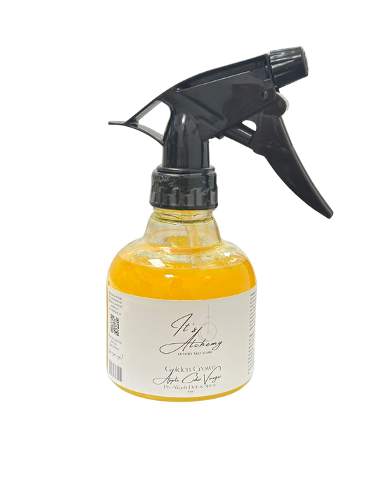 It's Alchemy Golden Crown ACV Pre Wash Detox Spray