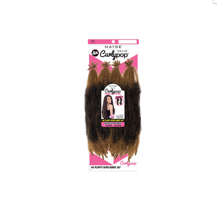 Mayde Beauty 4X Fluffy Afro Kinky Curlypop 20"