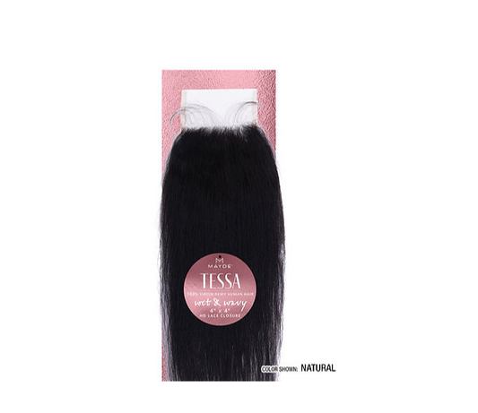Mayde Beauty Tessa HD Lace Closure 4x4" - Loose Deep
