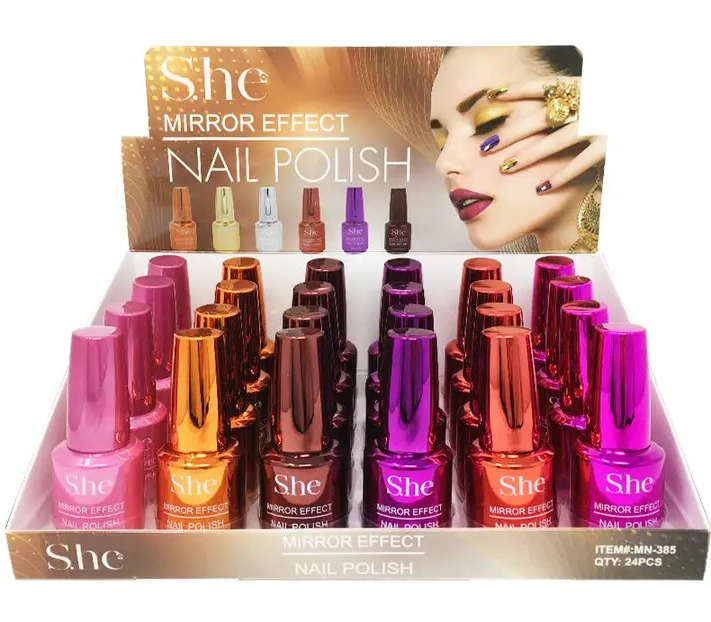 Makeup She Nail Polish Mirror Effect