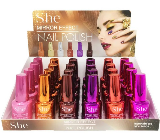 Makeup She Nail Polish Mirror Effect