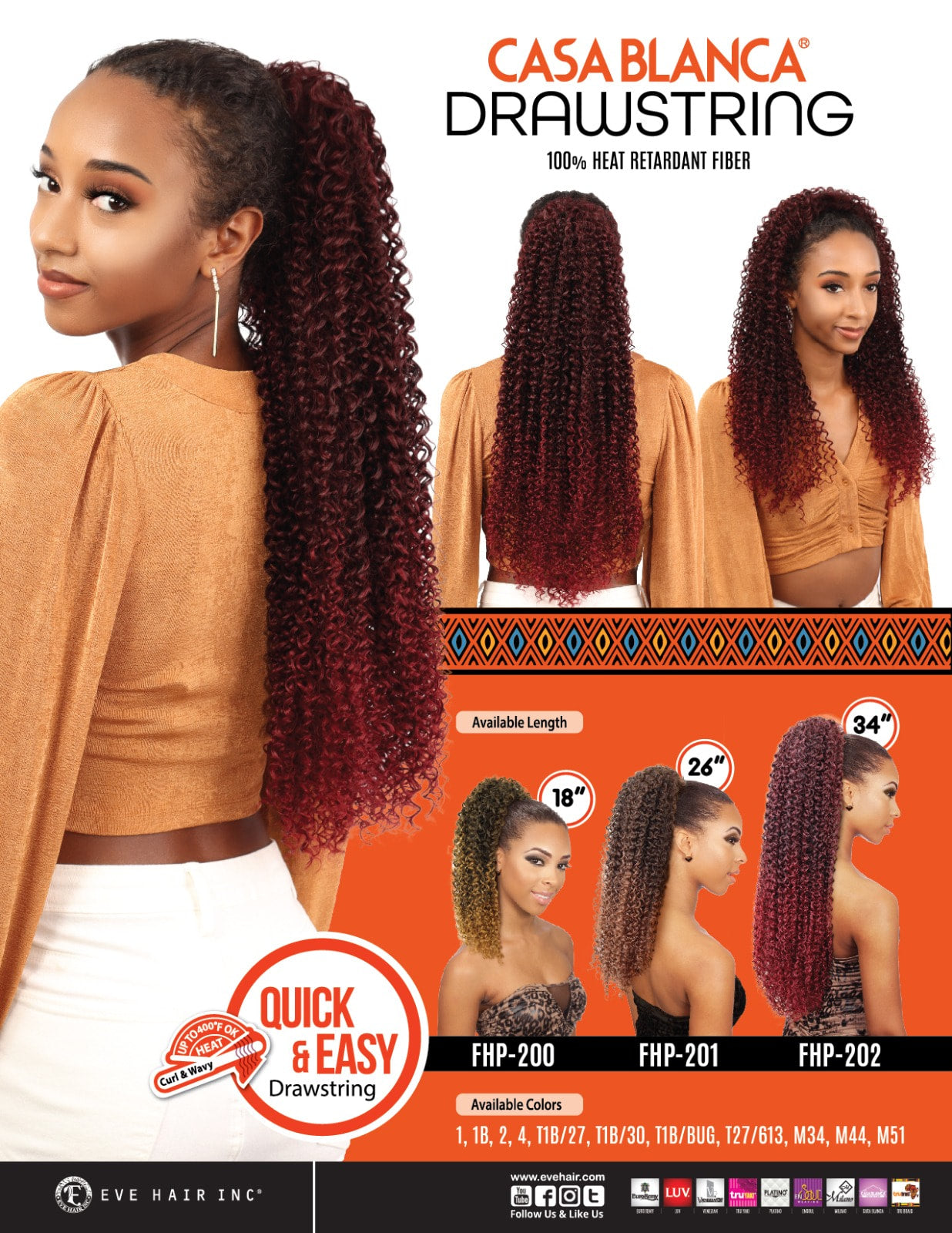 Eve Drawstring Curly 24" Fhp 201