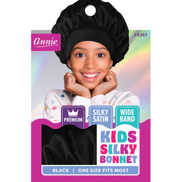 Annie Kids Wide band Silky Bonnet - Asst Solid Colors