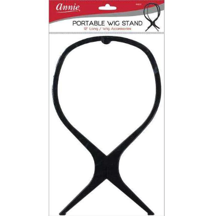 Annie Portable Wig Stand - Black