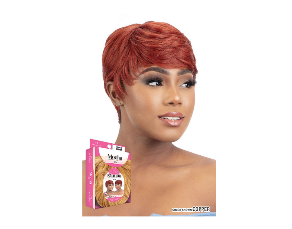 Mayde Beauty Mocha Human Hair Blend Wig - Java