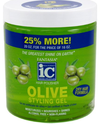 Fantasia IC Hair Polisher Olive Styling Gel Bonus