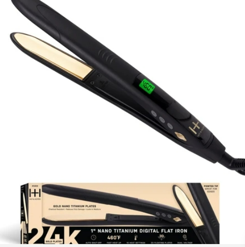 Annie Hot and Hotter 1" Nano Titanium Digital Flat Iron