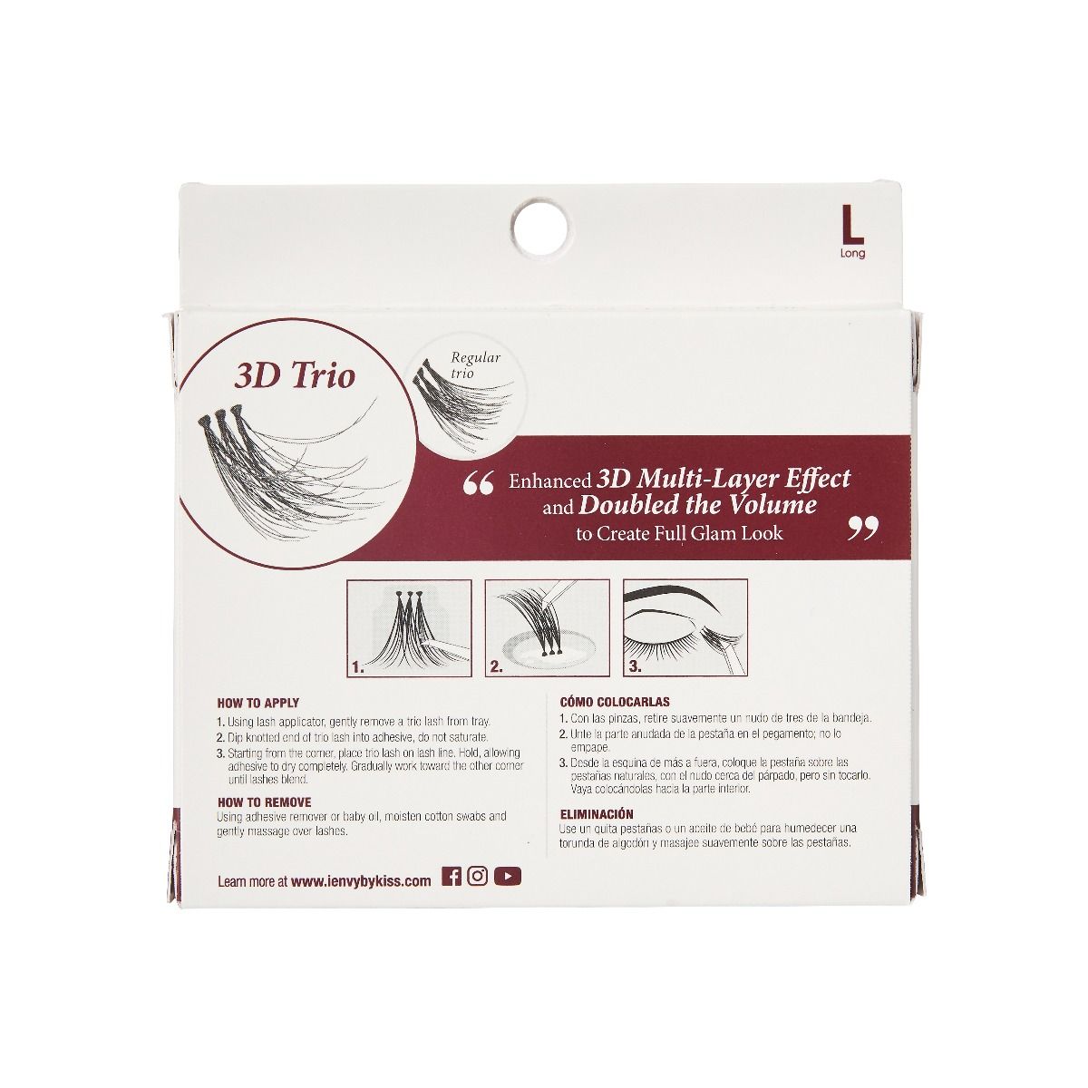 Kiss i Envy 3D Trio UltraBlack Lash