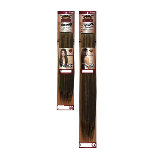 Platino Straight Human Hair Touch 7pc Clip in - 18"