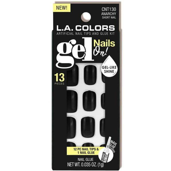 L.A. Colors Gel Nails Short Nail Tips Kit