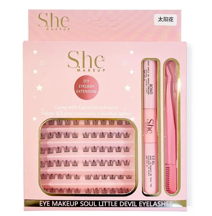 She Makeup Lux Lash Extension Kit