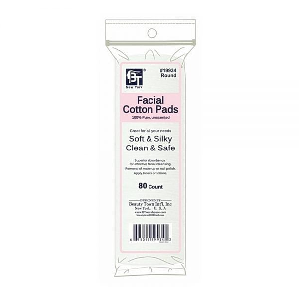 FACIAL ROUND COTTON PADS 80CT