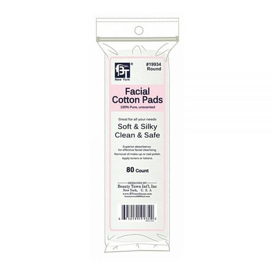 FACIAL ROUND COTTON PADS 80CT