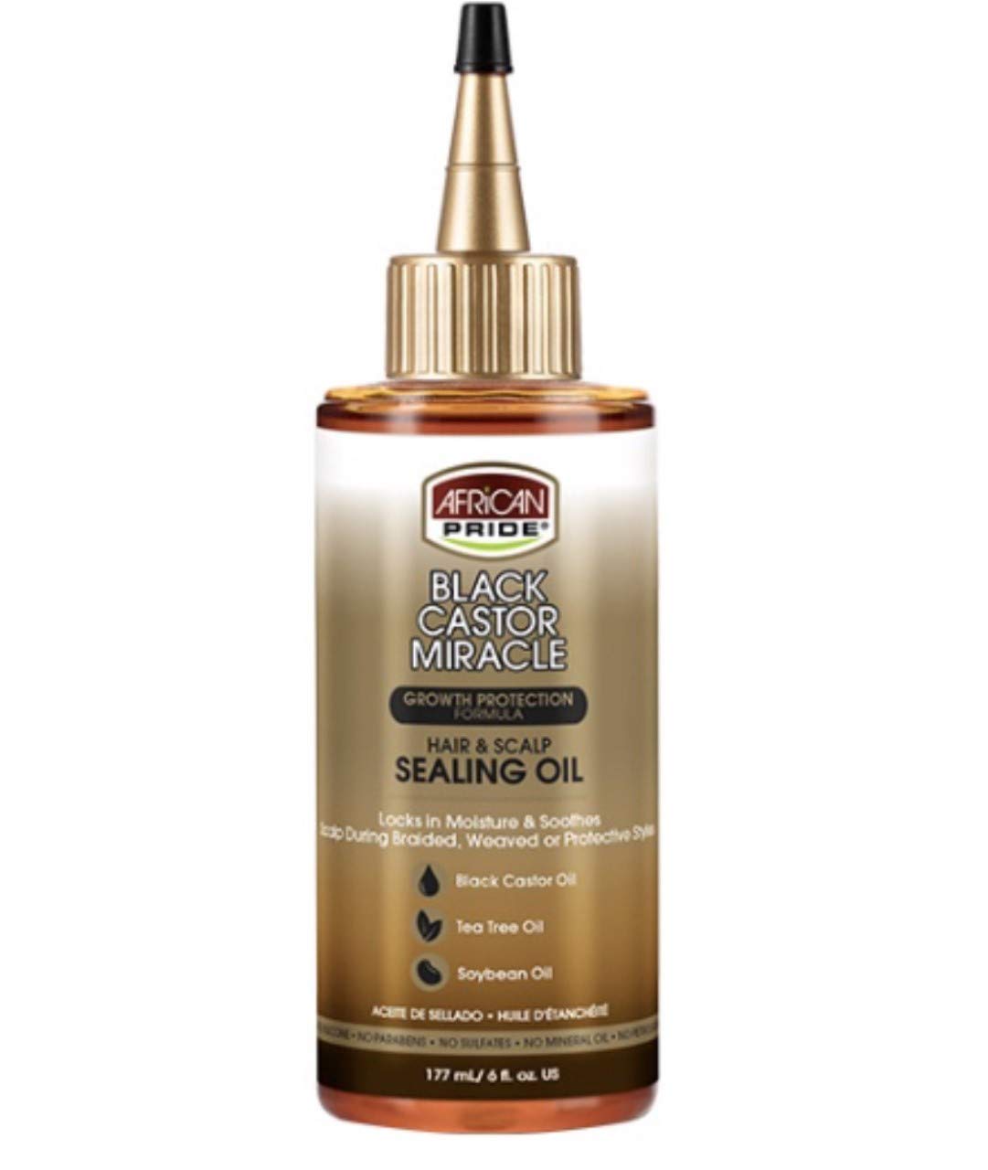 African Pride Black Castor Miracle Hair & Scalp Sealing Oil