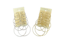 Multi Sizes Hoop Earrings - 6 pair