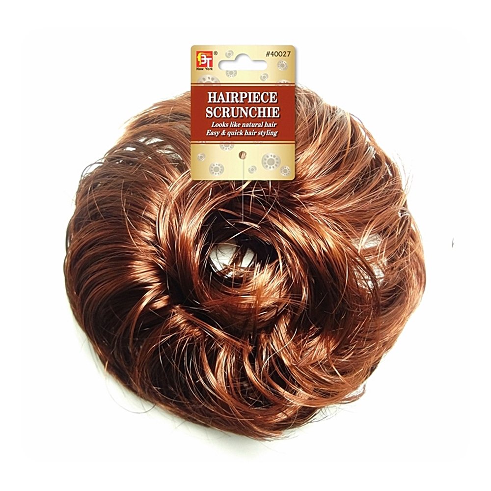 Synthetic Hair Bun Scrunchie