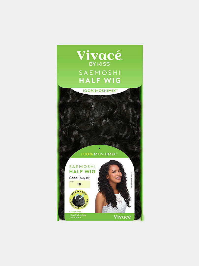 Vivace Saemoshi Half Wig - Curly Choa 23"