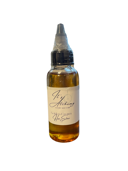 It's Alchemy Golden Crown Hair Elixir 2 oz.