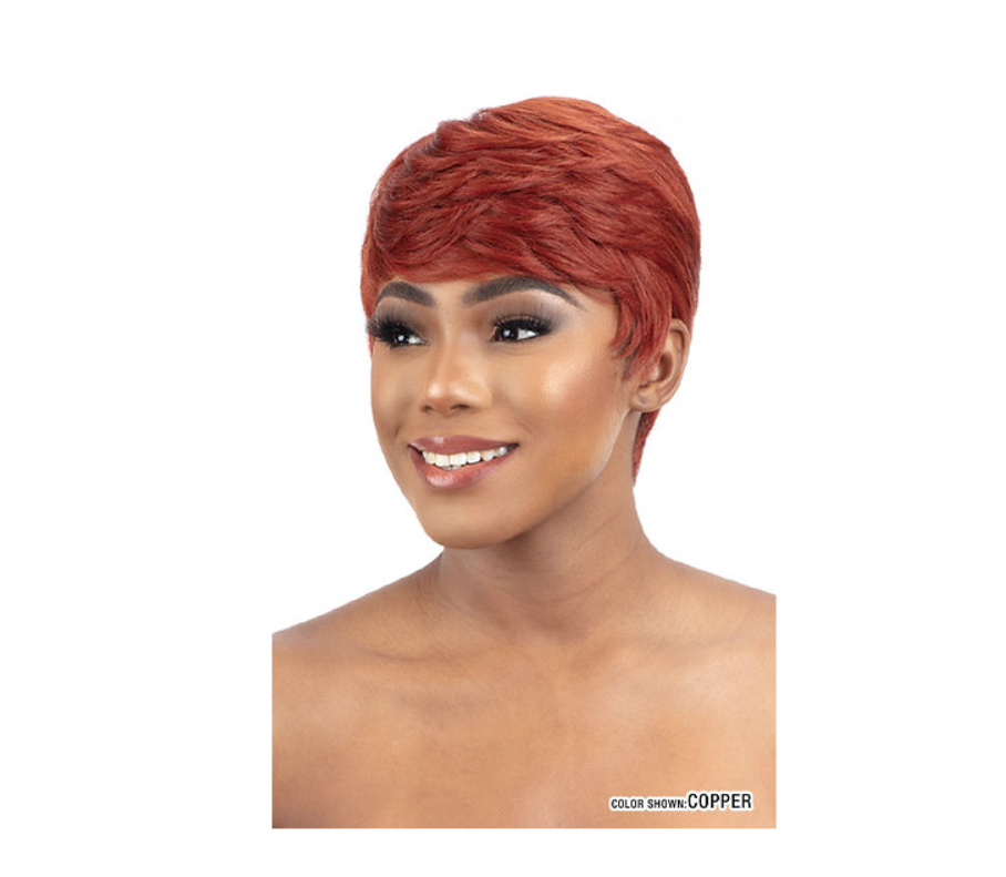 Mayde Beauty Mocha Human Hair Blend Wig - Java