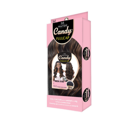 Mayde Beauty Candy Full Cap Half Wig - Rock Star