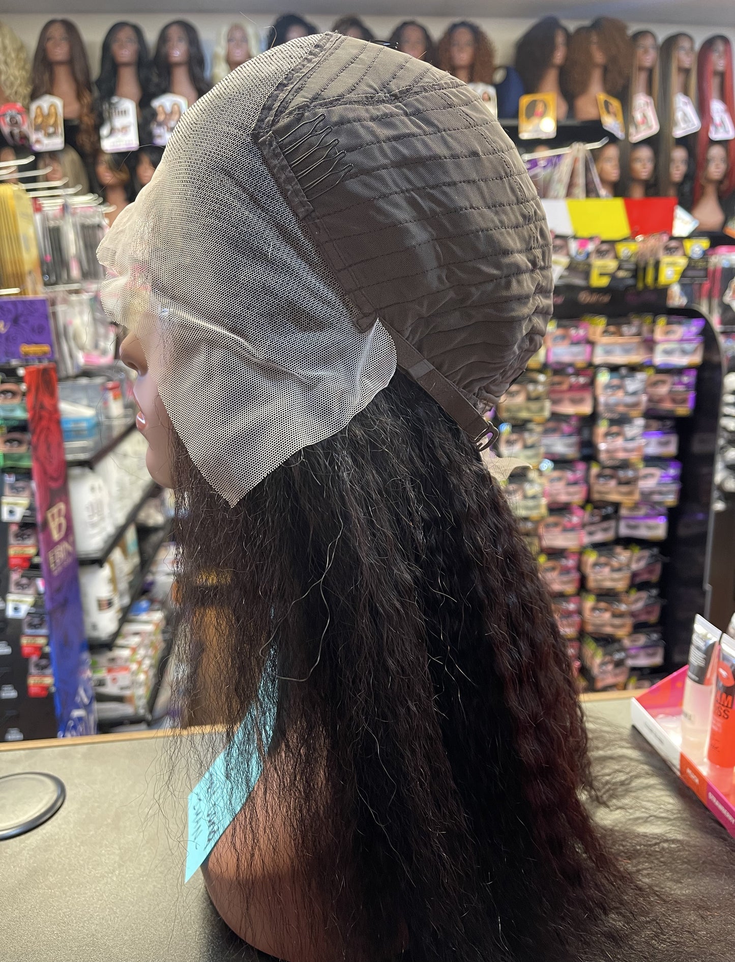 Iman - 20" Virgin Kinky Straight Lace Wig