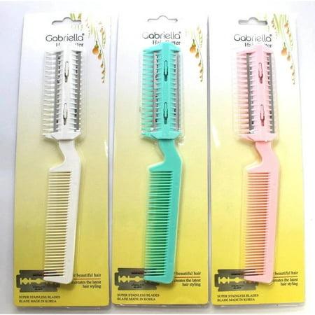 Gabriella Hair Cutter Razor Comb & Comb