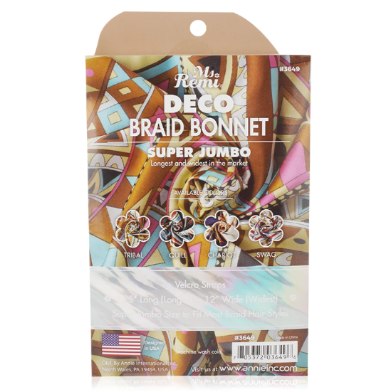 Ms. Remi Deco Braid Bonnet Super Jumbo