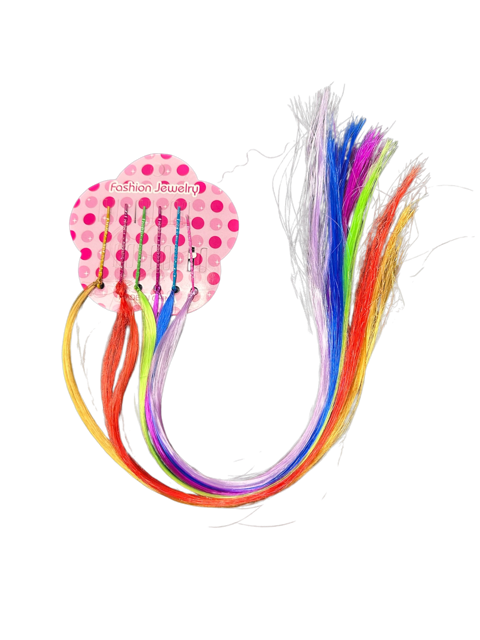 Rainbow Bobby Pin Hair Extension