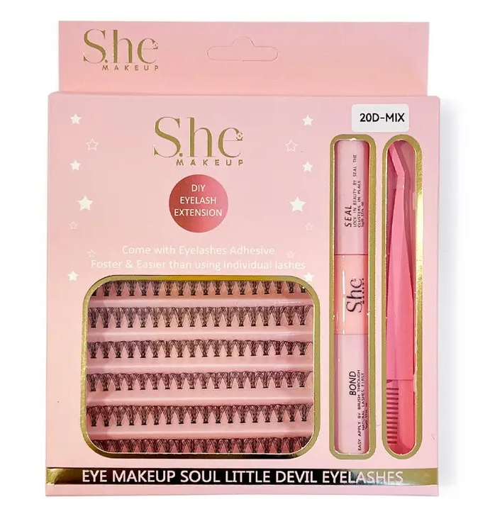 She Makeup Lux Lash Extension Kit