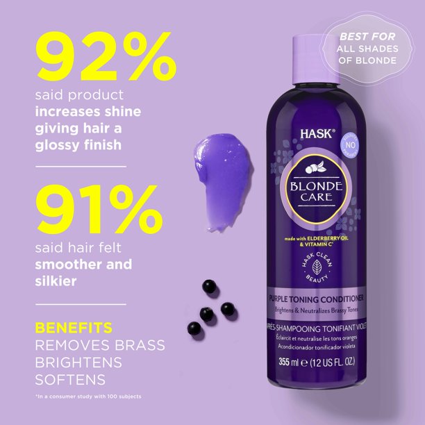 Hask Blonde Care Purple Conditioner