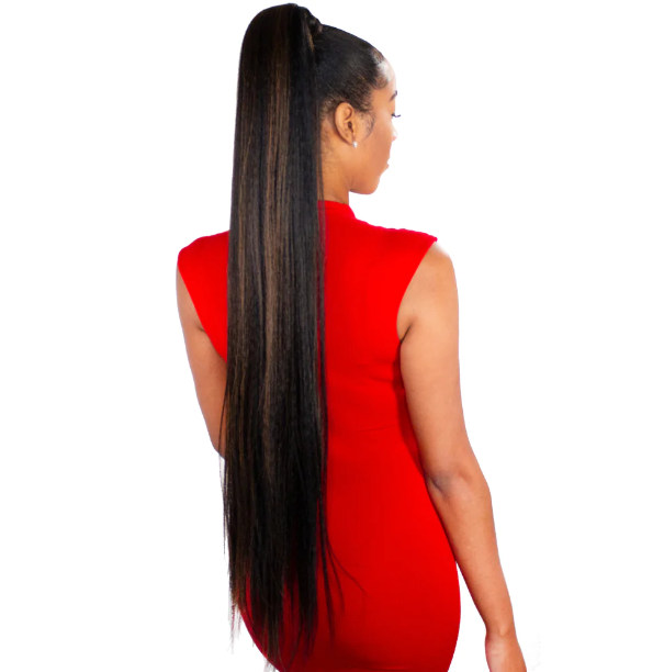 Eve Wrap Ponytail Kinky Straight 24"