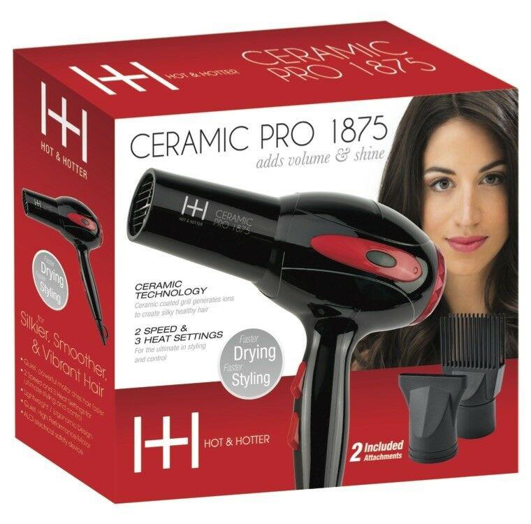 Hot and Hotter Ceramic Pro 1875 Hair Dryer