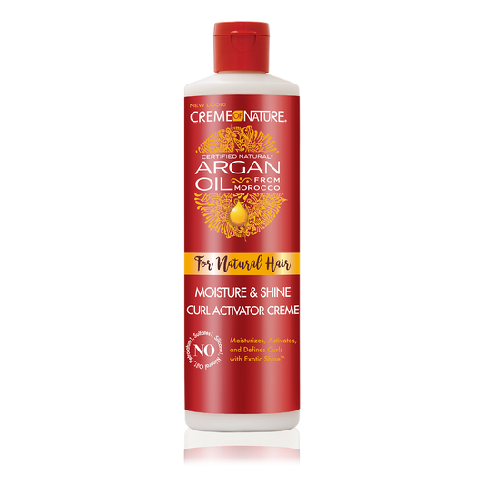 CREME OF NATURE ARGAN OIL MOISTURE & SHINE CURL ACTIVATOR CREAM