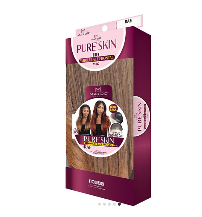 Mayde Beauty Pure Skin Glueless Whole Lace Frontal - Rae