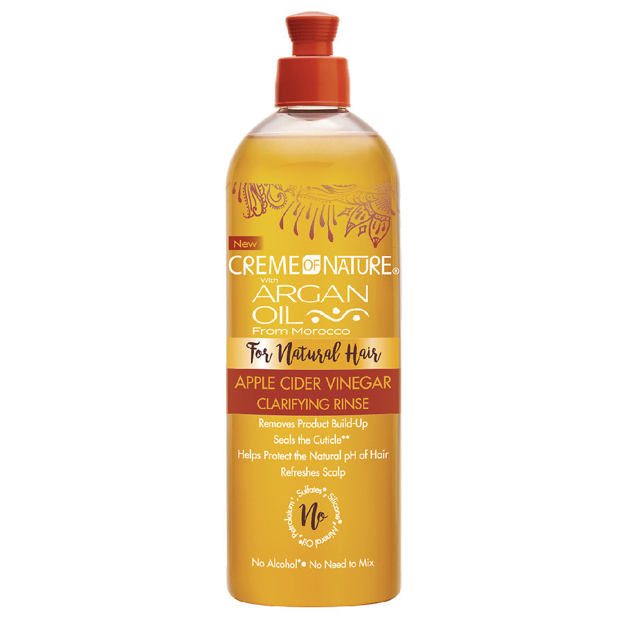 Creme of Nature with Argan Oil Apple Cider Vinegar Clarifying Rinse