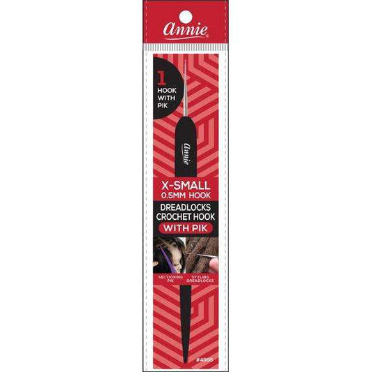 Annie Dreadlocks Crochet Needle with Pik and 0.5mm Hook