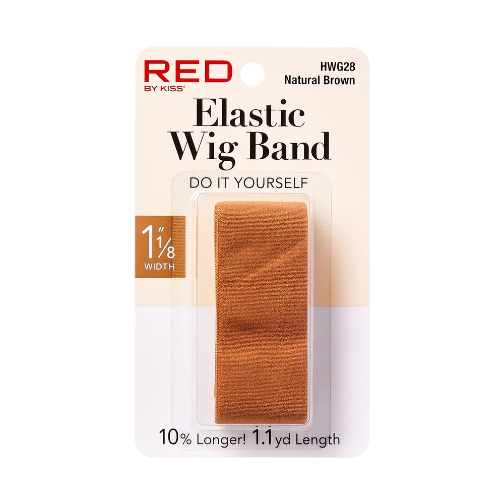 Red by Kiss Do It Yourself Elastic Band - 1.18" wide and 3 ft long