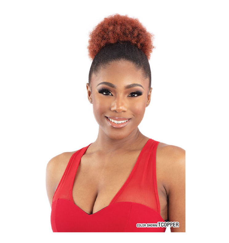 Mayde Candy Drawstring Ponytail - Medium Kinky Fro